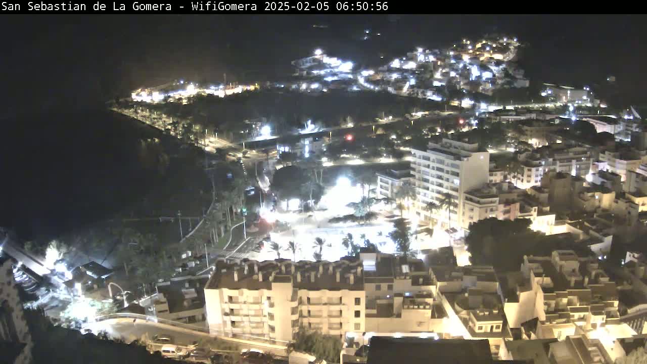San Sebastian de La Gomera  City Live Cam - Santa Cruz de Tenerife, Canary Islands, Spain