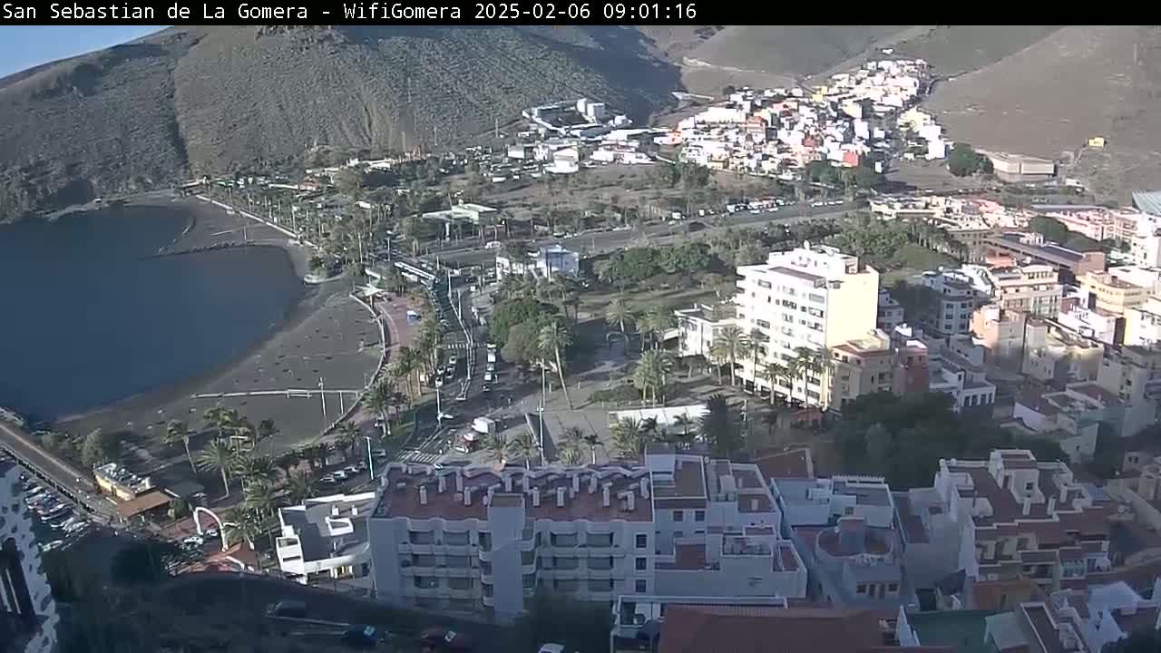San Sebastian de La Gomera  City Live Cam - Santa Cruz de Tenerife, Canary Islands, Spain