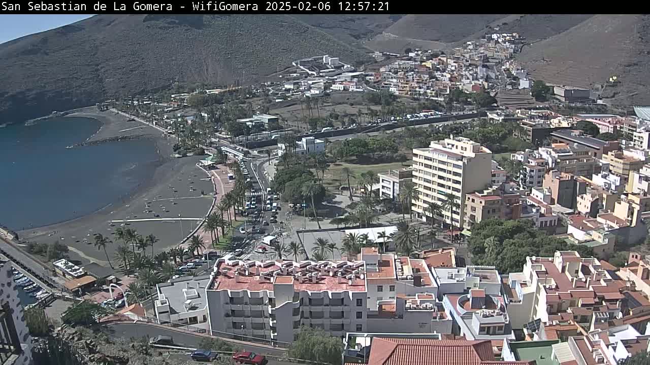 San Sebastian de La Gomera  City Live Cam - Santa Cruz de Tenerife, Canary Islands, Spain