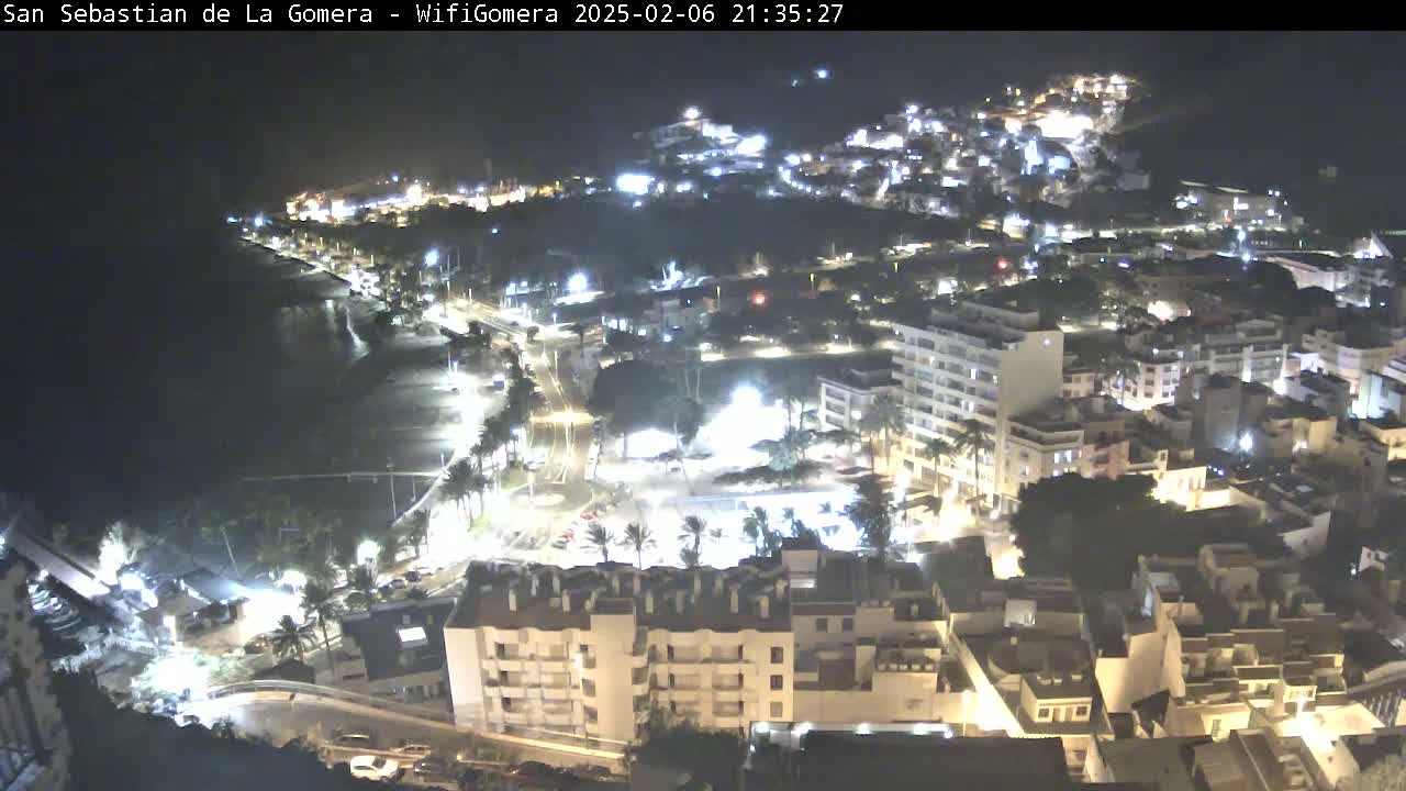 San Sebastian de La Gomera  City Live Cam - Santa Cruz de Tenerife, Canary Islands, Spain