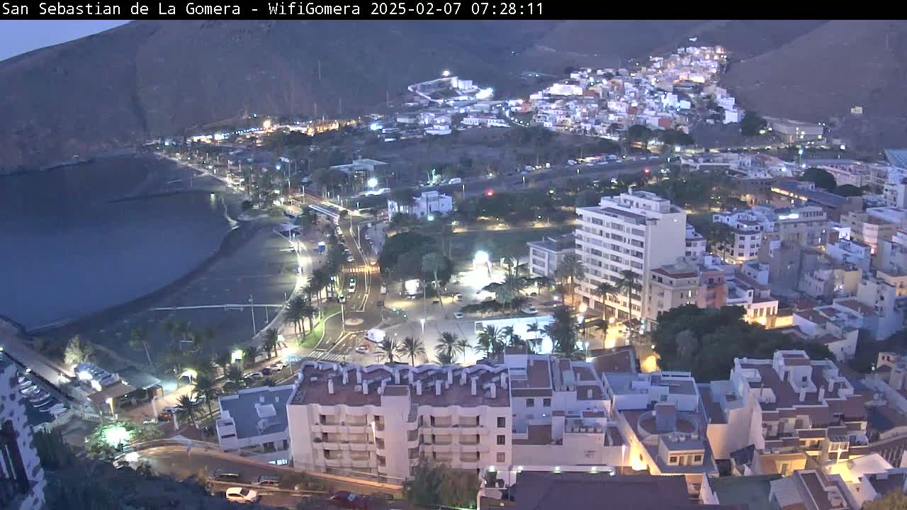 San Sebastian de La Gomera  City Live Cam - Santa Cruz de Tenerife, Canary Islands, Spain