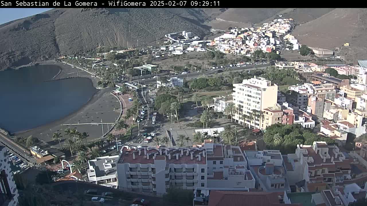 San Sebastian de La Gomera  City Live Cam - Santa Cruz de Tenerife, Canary Islands, Spain