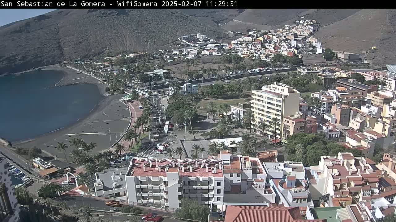 San Sebastian de La Gomera  City Live Cam - Santa Cruz de Tenerife, Canary Islands, Spain