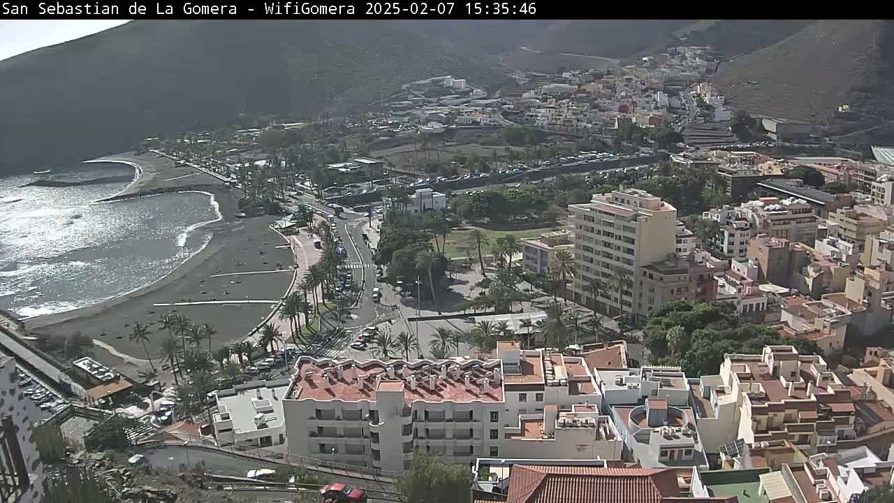San Sebastian de La Gomera  City Live Cam - Santa Cruz de Tenerife, Canary Islands, Spain