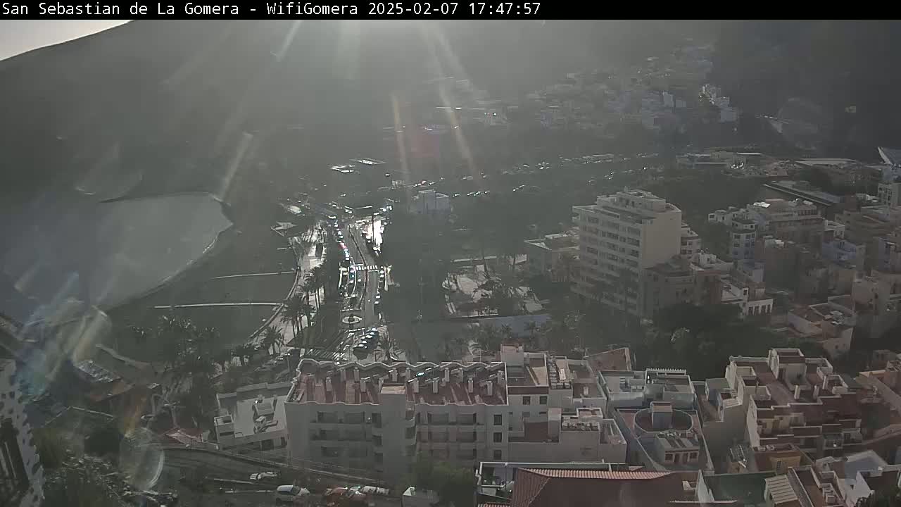 San Sebastian de La Gomera  City Live Cam - Santa Cruz de Tenerife, Canary Islands, Spain