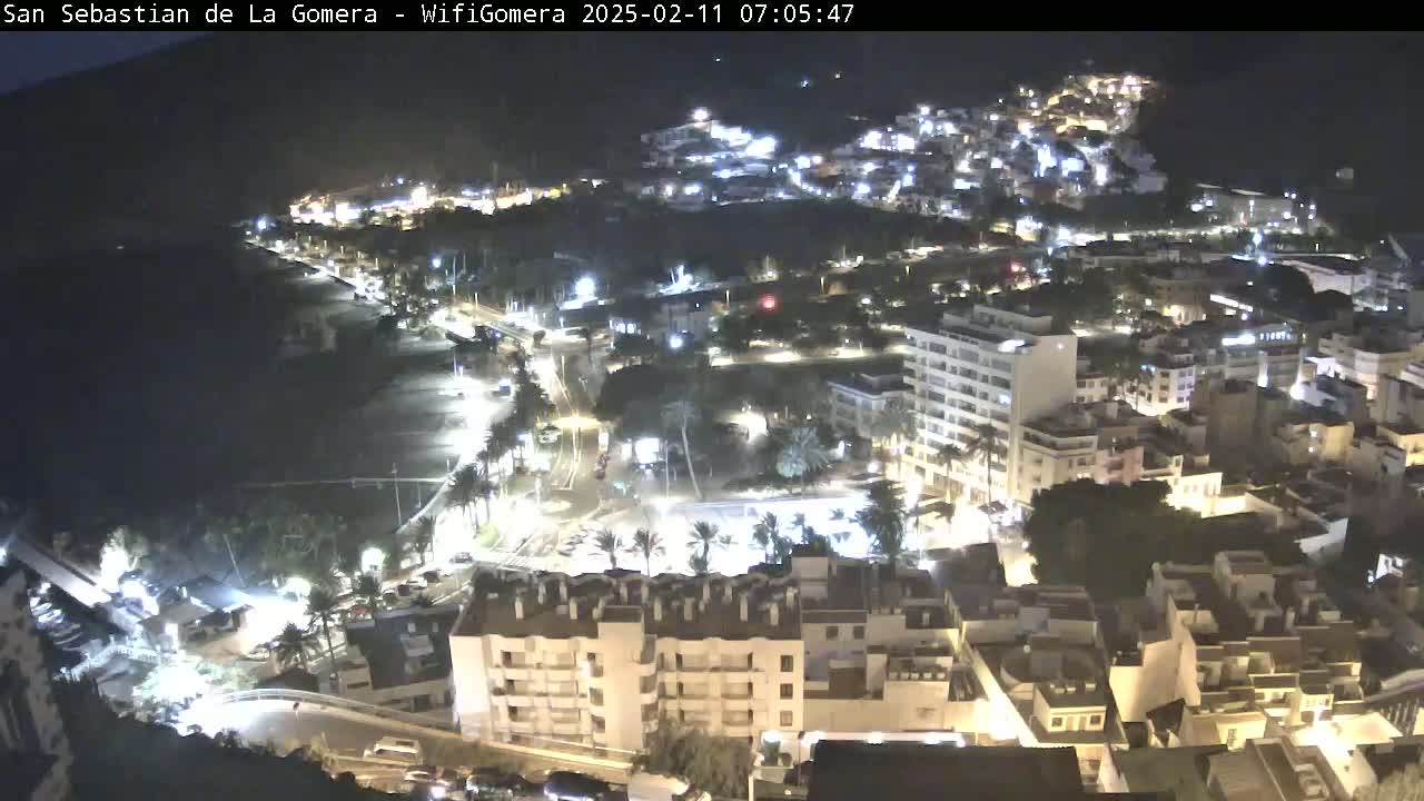 San Sebastian de La Gomera  City Live Cam - Santa Cruz de Tenerife, Canary Islands, Spain