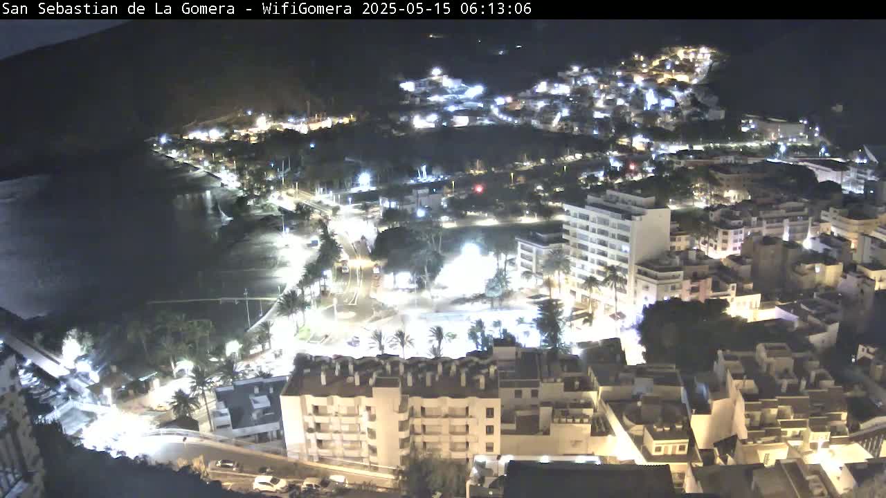San Sebastian de La Gomera  City Live Cam - Santa Cruz de Tenerife, Canary Islands, Spain