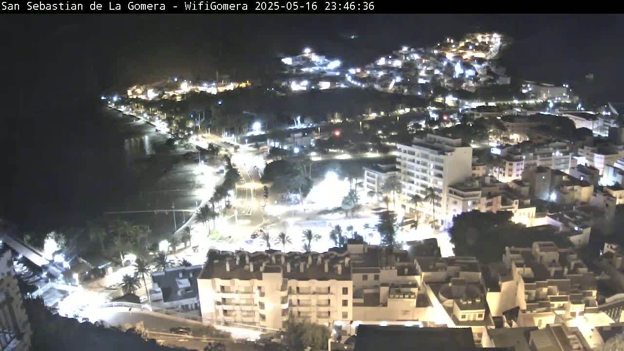 San Sebastian de La Gomera  City Live Cam - Santa Cruz de Tenerife, Canary Islands, Spain