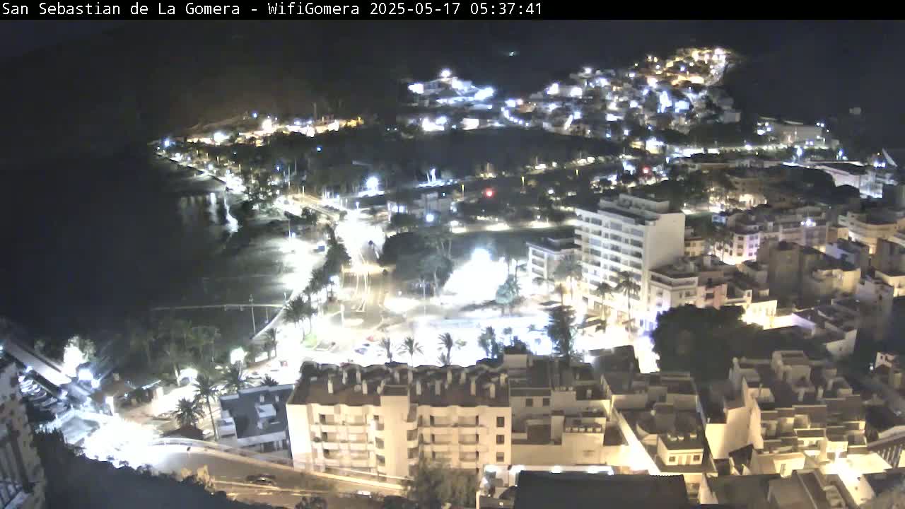 San Sebastian de La Gomera  City Live Cam - Santa Cruz de Tenerife, Canary Islands, Spain