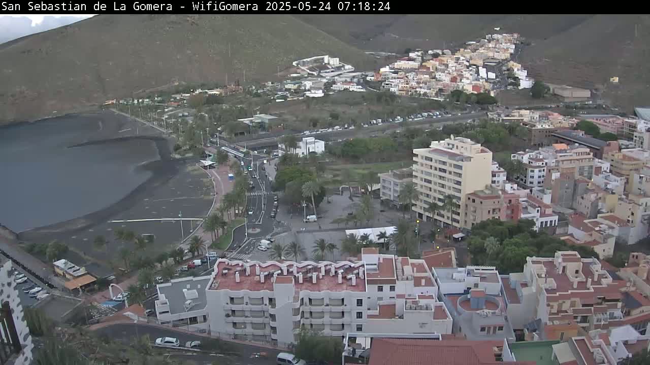 San Sebastian de La Gomera  City Live Cam - Santa Cruz de Tenerife, Canary Islands, Spain