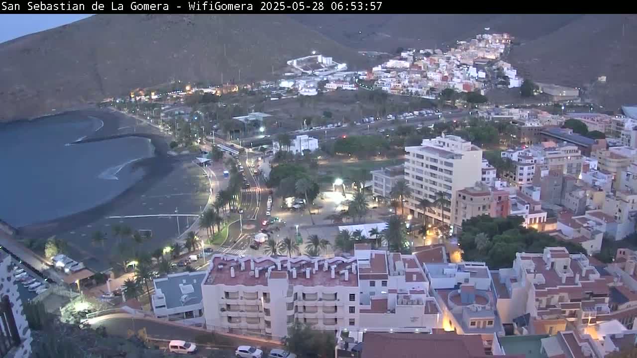 San Sebastian de La Gomera  City Live Cam - Santa Cruz de Tenerife, Canary Islands, Spain
