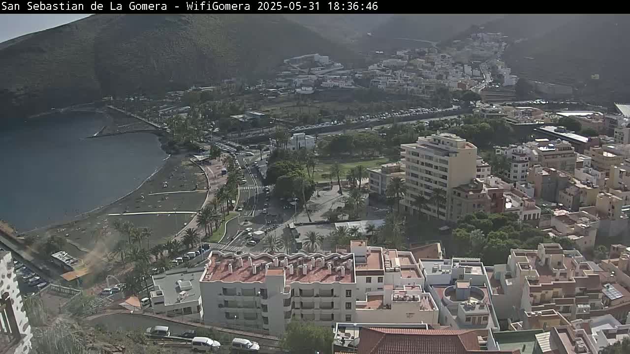 San Sebastian de La Gomera  City Live Cam - Santa Cruz de Tenerife, Canary Islands, Spain