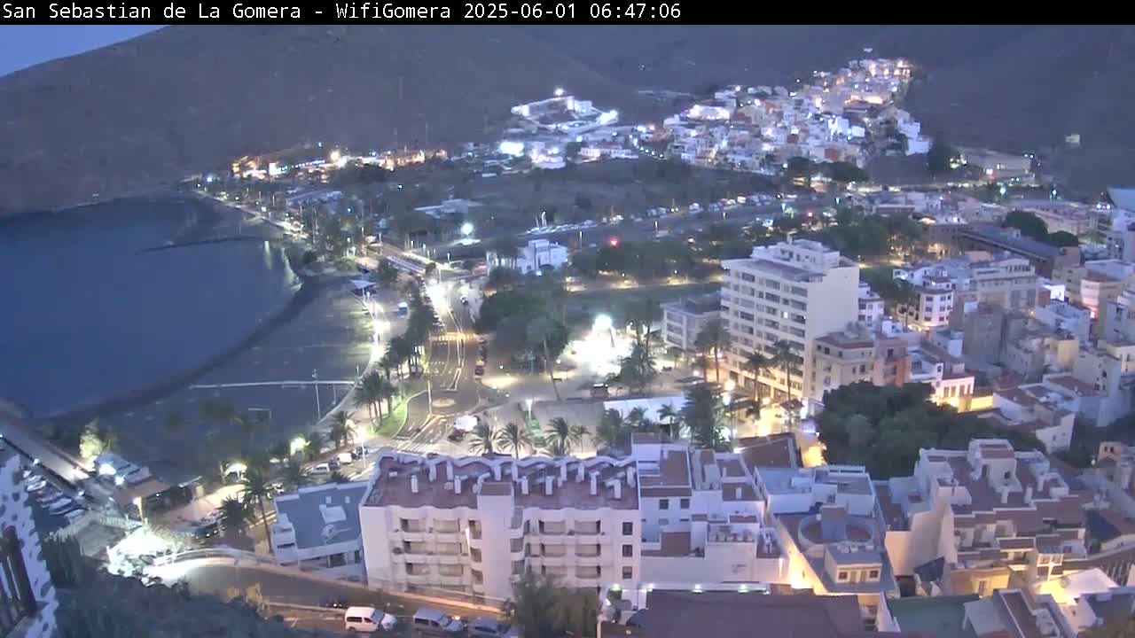 San Sebastian de La Gomera  City Live Cam - Santa Cruz de Tenerife, Canary Islands, Spain