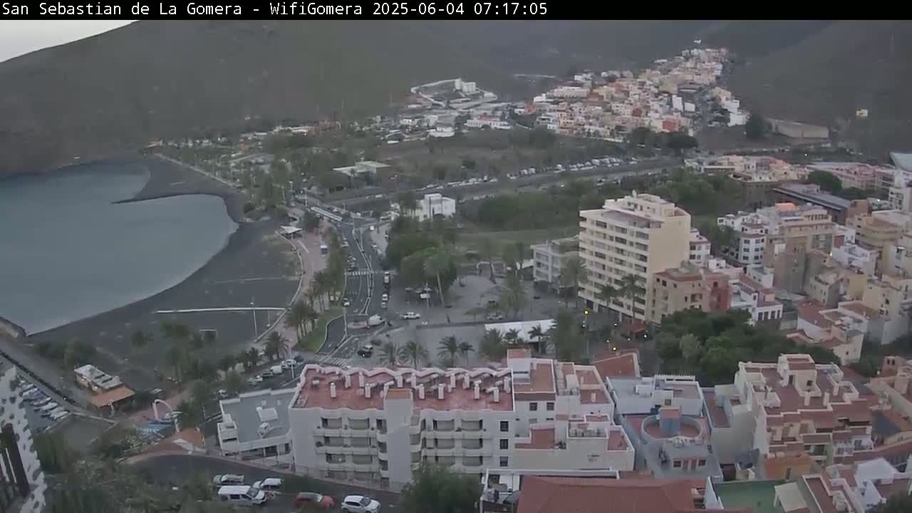 San Sebastian de La Gomera  City Live Cam - Santa Cruz de Tenerife, Canary Islands, Spain