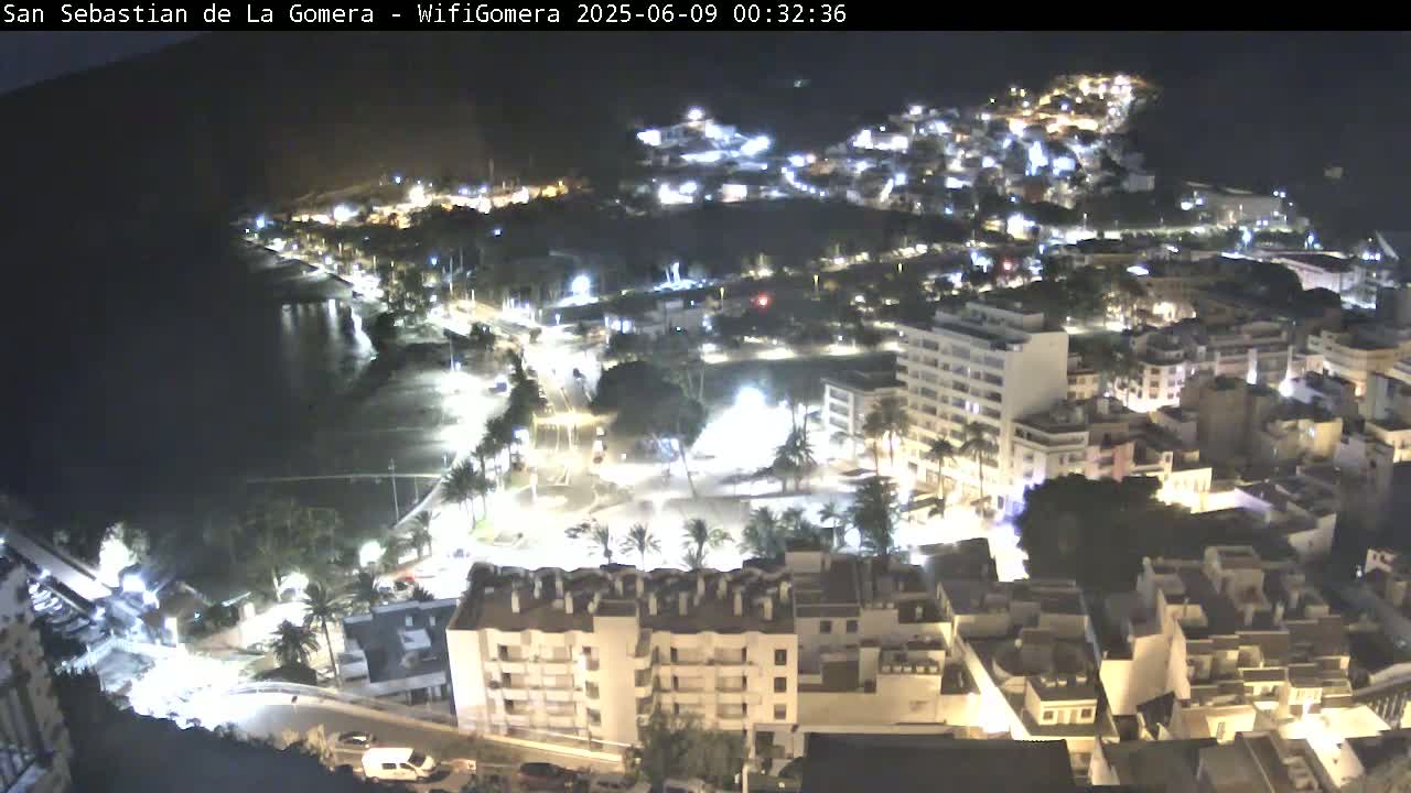 San Sebastian de La Gomera  City Live Cam - Santa Cruz de Tenerife, Canary Islands, Spain