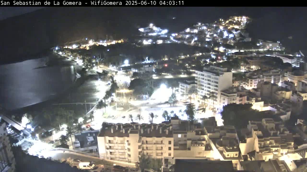San Sebastian de La Gomera  City Live Cam - Santa Cruz de Tenerife, Canary Islands, Spain