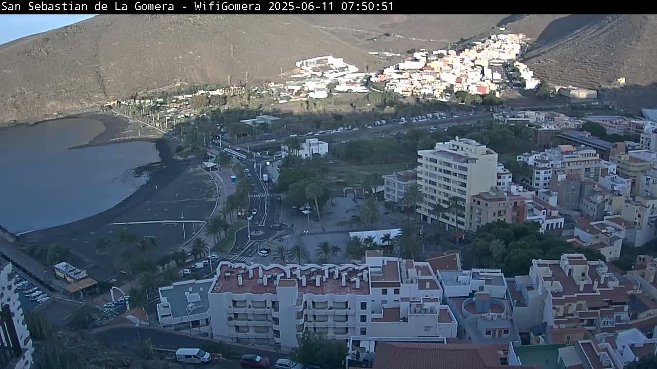 San Sebastian de La Gomera  City Live Cam - Santa Cruz de Tenerife, Canary Islands, Spain