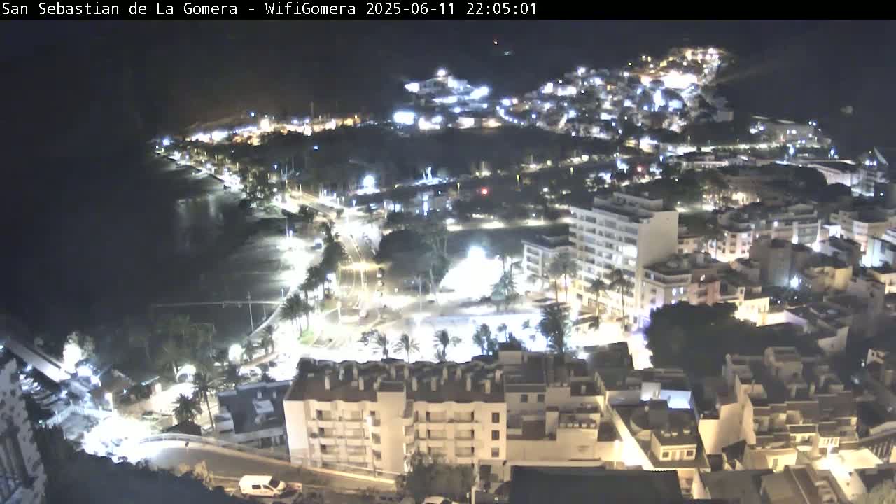 San Sebastian de La Gomera  City Live Cam - Santa Cruz de Tenerife, Canary Islands, Spain