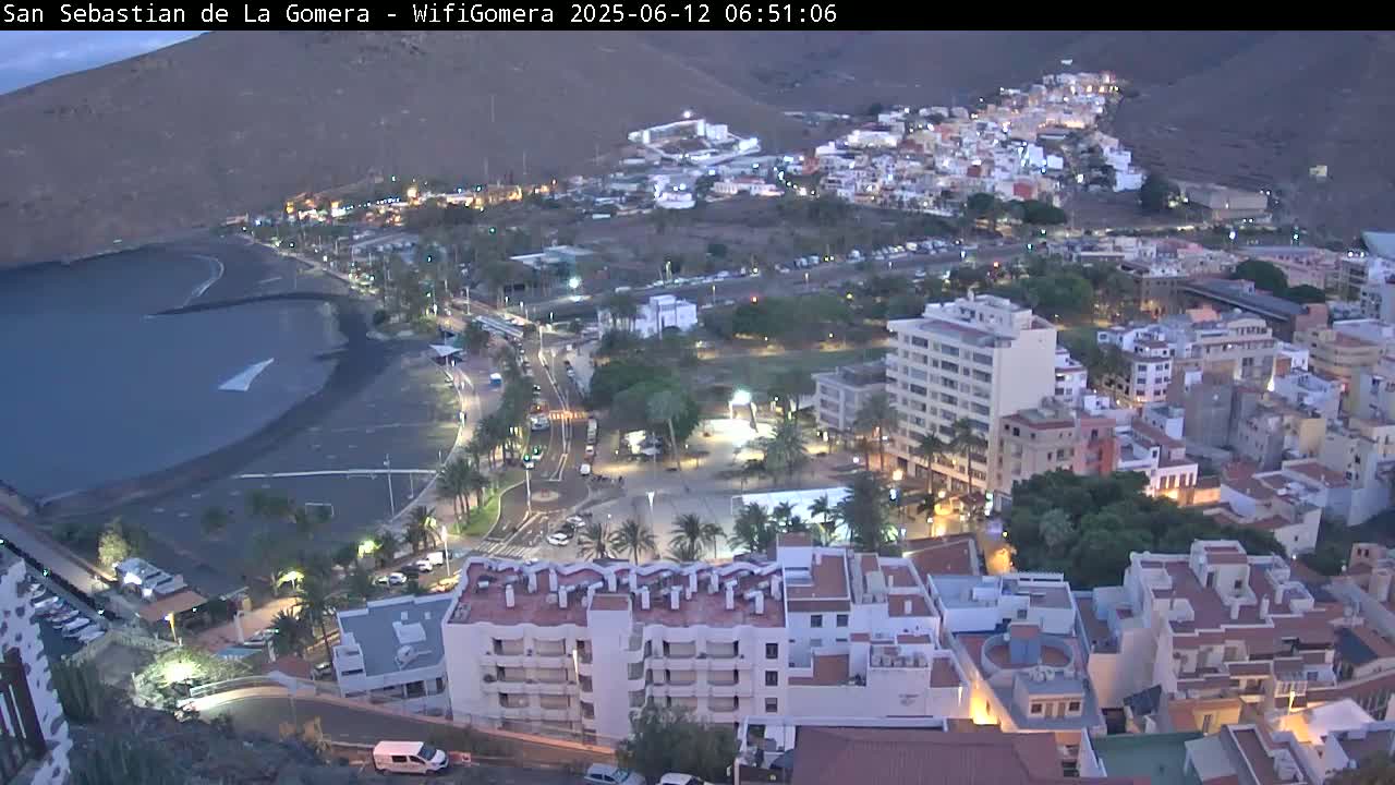 San Sebastian de La Gomera  City Live Cam - Santa Cruz de Tenerife, Canary Islands, Spain