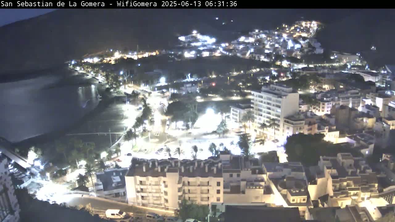 San Sebastian de La Gomera  City Live Cam - Santa Cruz de Tenerife, Canary Islands, Spain