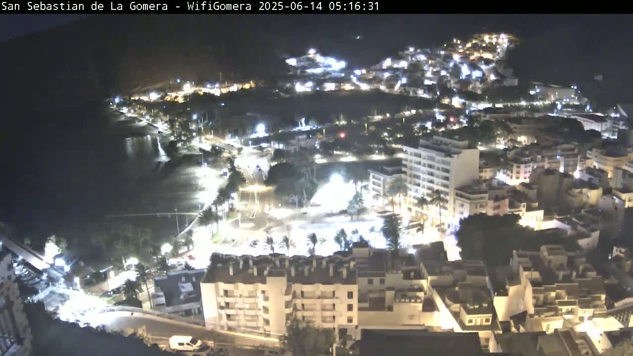 San Sebastian de La Gomera  City Live Cam - Santa Cruz de Tenerife, Canary Islands, Spain