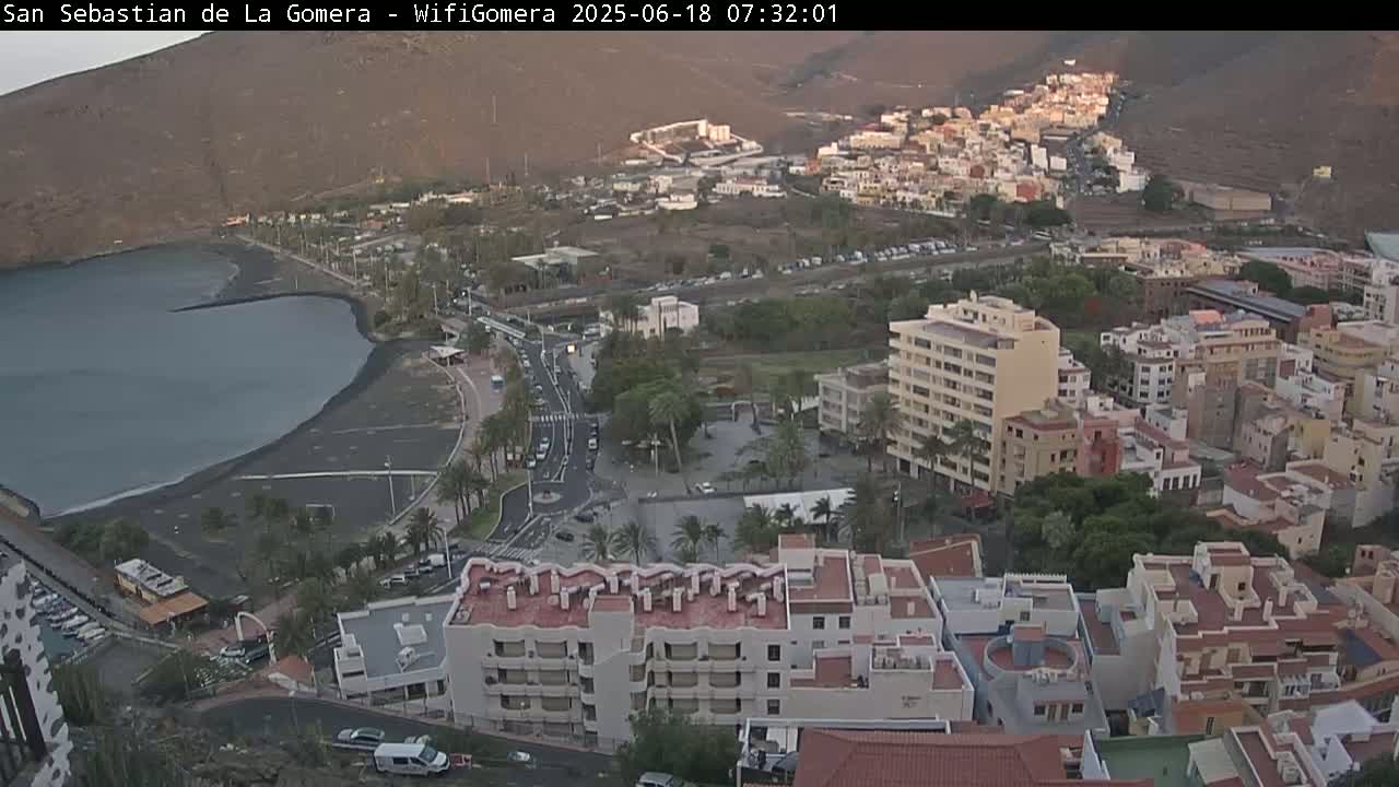 San Sebastian de La Gomera  City Live Cam - Santa Cruz de Tenerife, Canary Islands, Spain