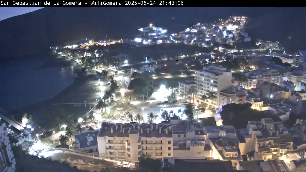 San Sebastian de La Gomera  City Live Cam - Santa Cruz de Tenerife, Canary Islands, Spain