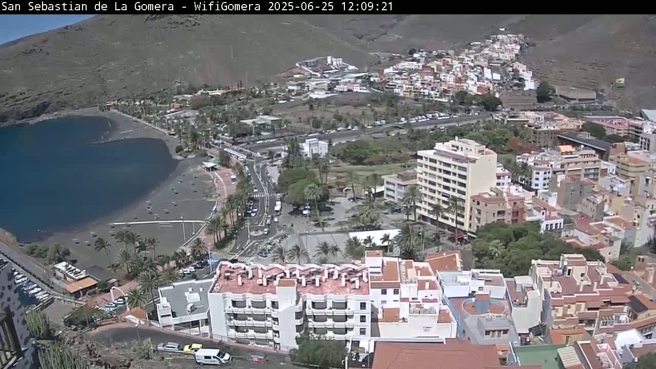 San Sebastian de La Gomera  City Live Cam - Santa Cruz de Tenerife, Canary Islands, Spain