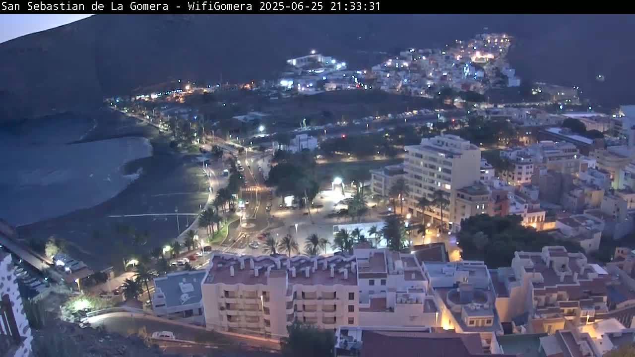 San Sebastian de La Gomera  City Live Cam - Santa Cruz de Tenerife, Canary Islands, Spain