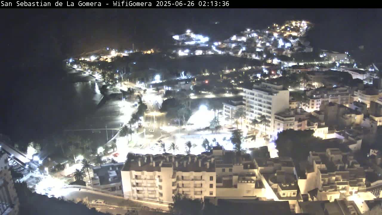 San Sebastian de La Gomera  City Live Cam - Santa Cruz de Tenerife, Canary Islands, Spain