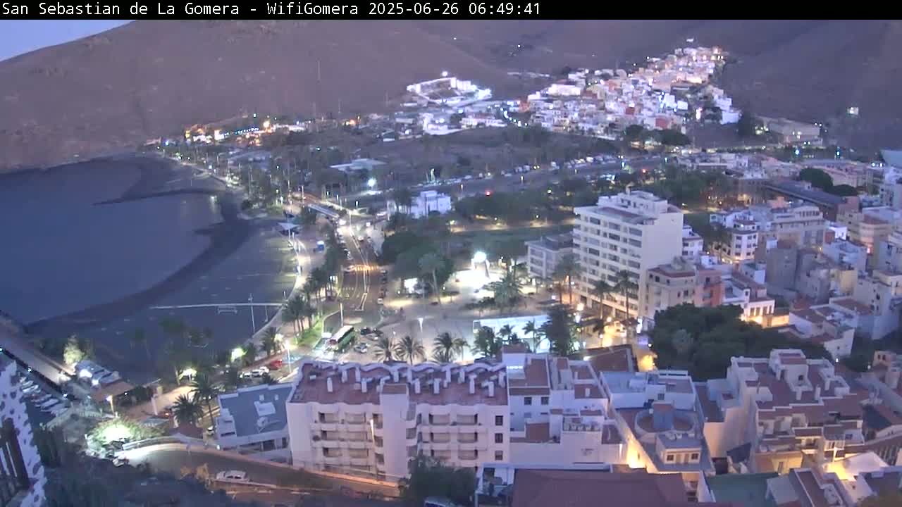San Sebastian de La Gomera  City Live Cam - Santa Cruz de Tenerife, Canary Islands, Spain