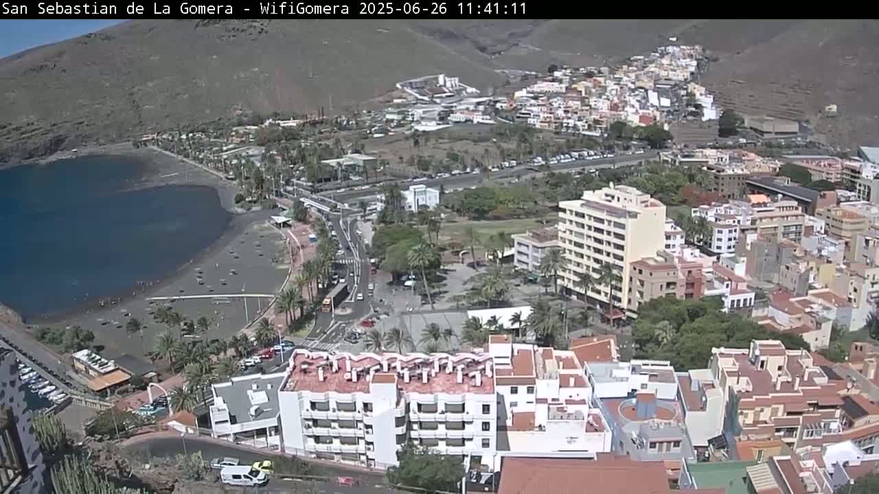 San Sebastian de La Gomera  City Live Cam - Santa Cruz de Tenerife, Canary Islands, Spain