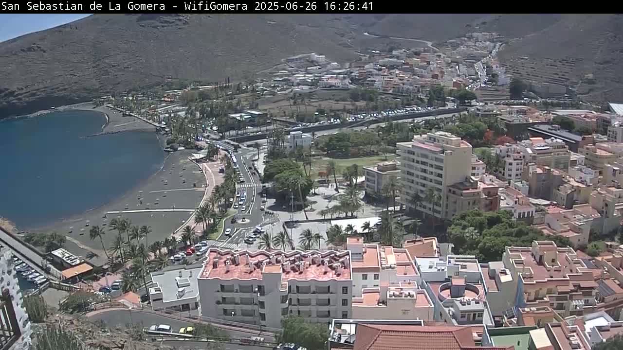 San Sebastian de La Gomera  City Live Cam - Santa Cruz de Tenerife, Canary Islands, Spain