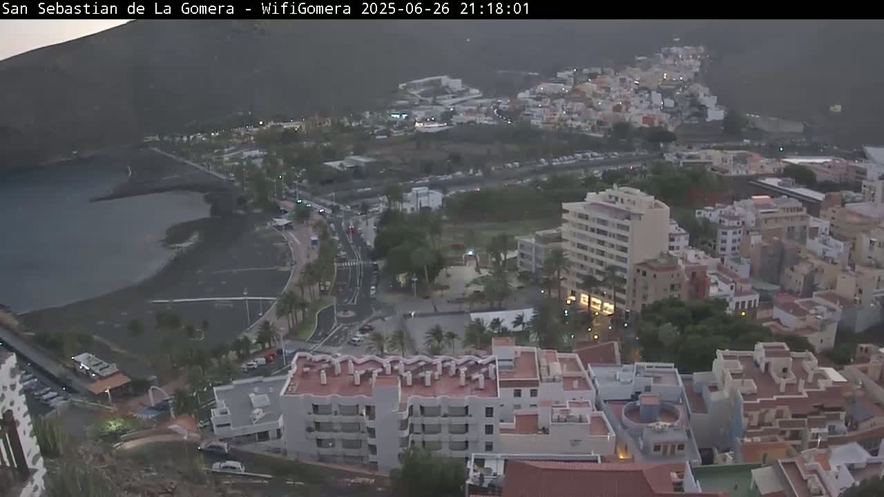 San Sebastian de La Gomera  City Live Cam - Santa Cruz de Tenerife, Canary Islands, Spain