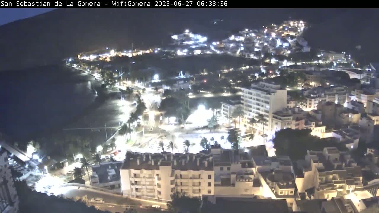 San Sebastian de La Gomera  City Live Cam - Santa Cruz de Tenerife, Canary Islands, Spain