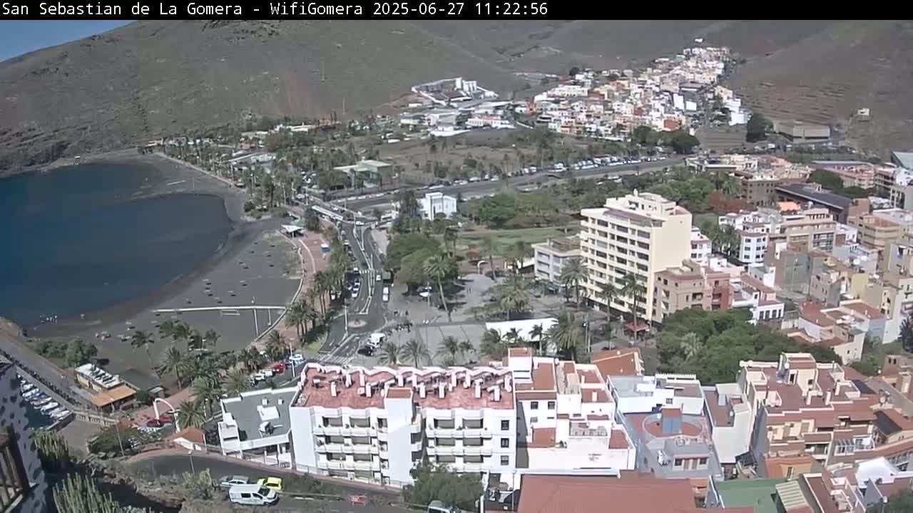 San Sebastian de La Gomera  City Live Cam - Santa Cruz de Tenerife, Canary Islands, Spain