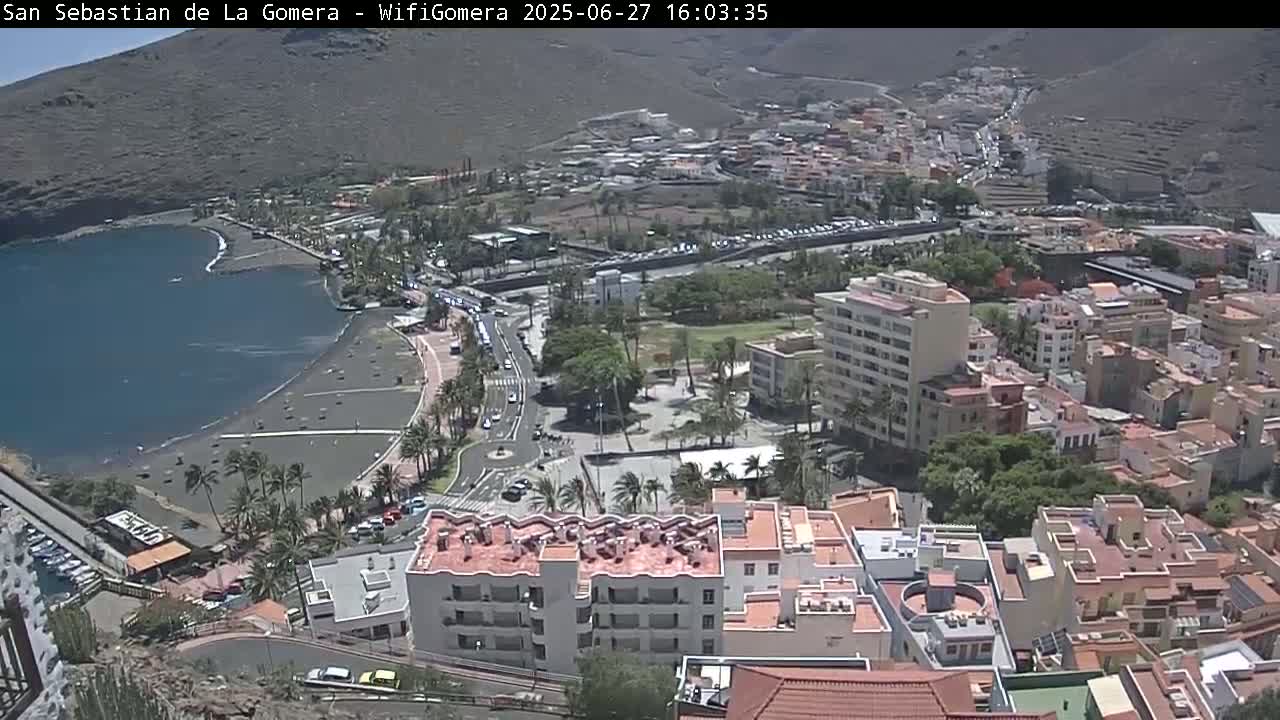 San Sebastian de La Gomera  City Live Cam - Santa Cruz de Tenerife, Canary Islands, Spain