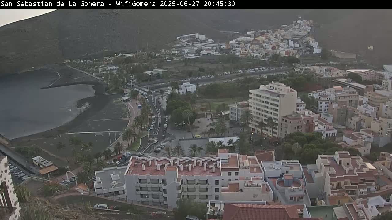 San Sebastian de La Gomera  City Live Cam - Santa Cruz de Tenerife, Canary Islands, Spain