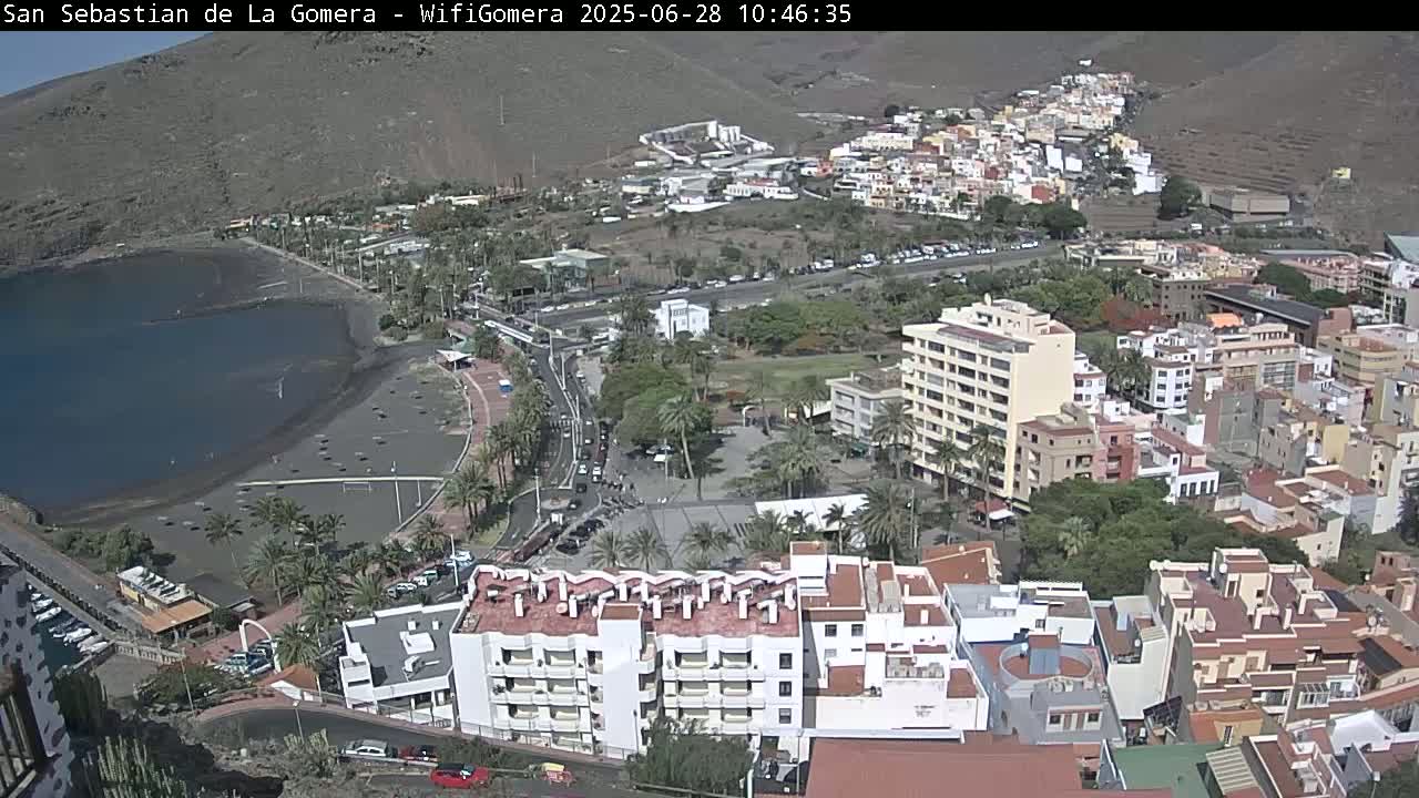 San Sebastian de La Gomera  City Live Cam - Santa Cruz de Tenerife, Canary Islands, Spain