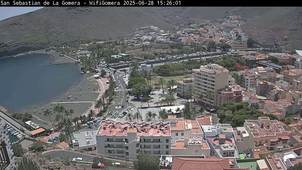 San Sebastian de La Gomera  City Live Cam - Santa Cruz de Tenerife, Canary Islands, Spain