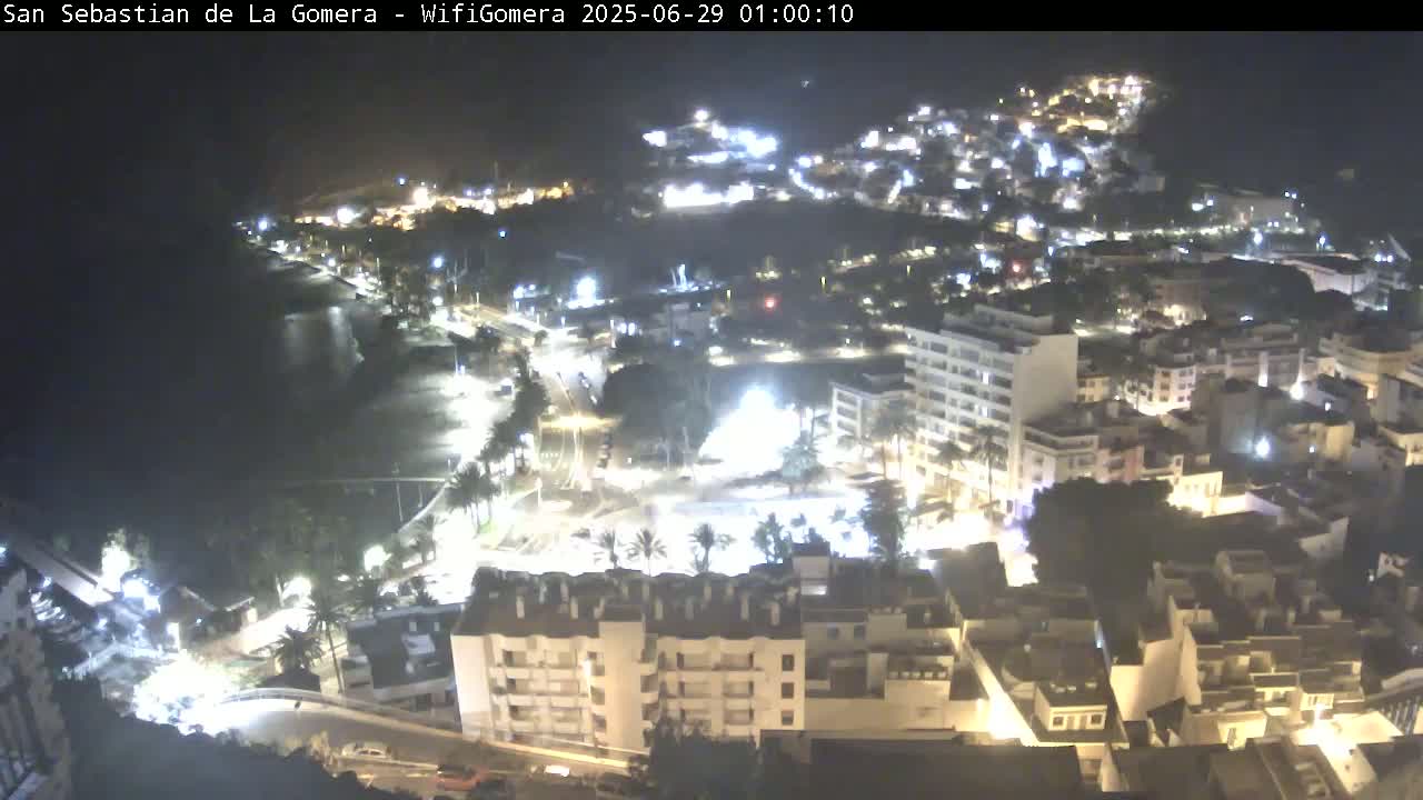 San Sebastian de La Gomera  City Live Cam - Santa Cruz de Tenerife, Canary Islands, Spain