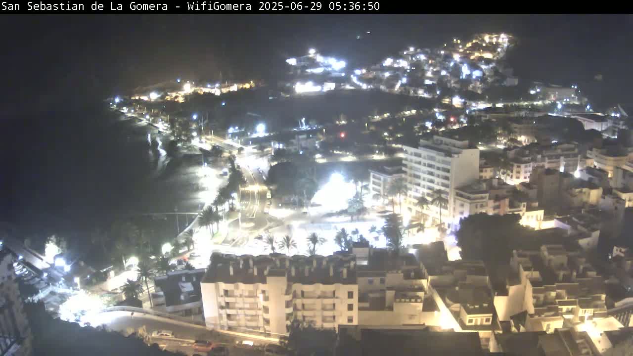 San Sebastian de La Gomera  City Live Cam - Santa Cruz de Tenerife, Canary Islands, Spain