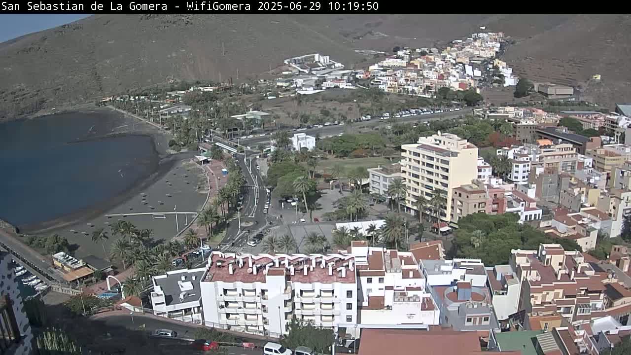San Sebastian de La Gomera  City Live Cam - Santa Cruz de Tenerife, Canary Islands, Spain