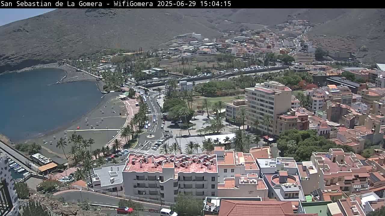 San Sebastian de La Gomera  City Live Cam - Santa Cruz de Tenerife, Canary Islands, Spain