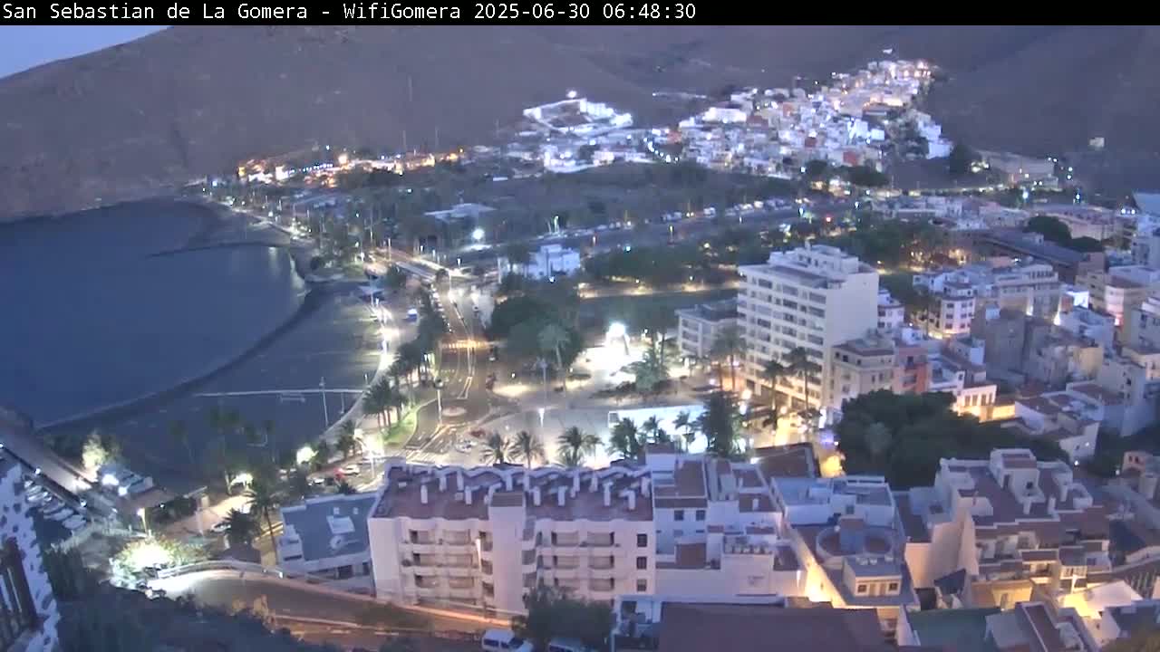 San Sebastian de La Gomera  City Live Cam - Santa Cruz de Tenerife, Canary Islands, Spain