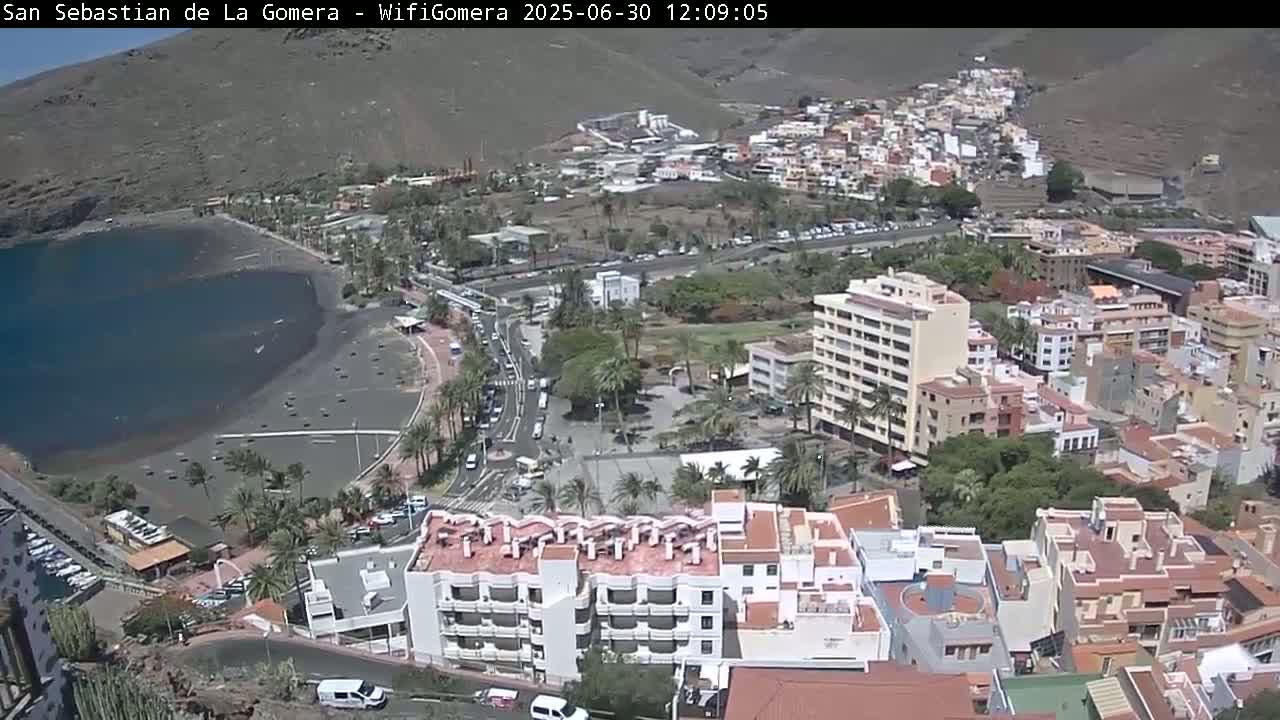 San Sebastian de La Gomera  City Live Cam - Santa Cruz de Tenerife, Canary Islands, Spain