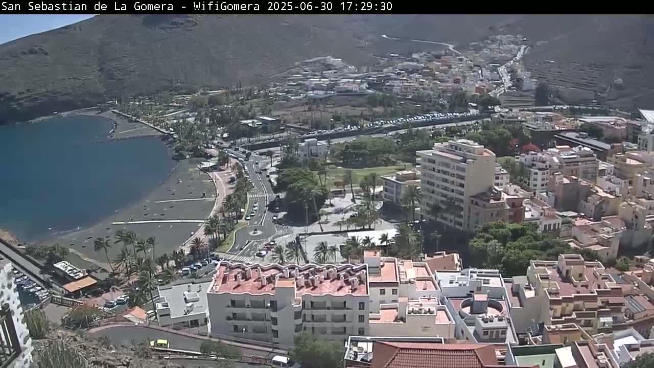 San Sebastian de La Gomera  City Live Cam - Santa Cruz de Tenerife, Canary Islands, Spain