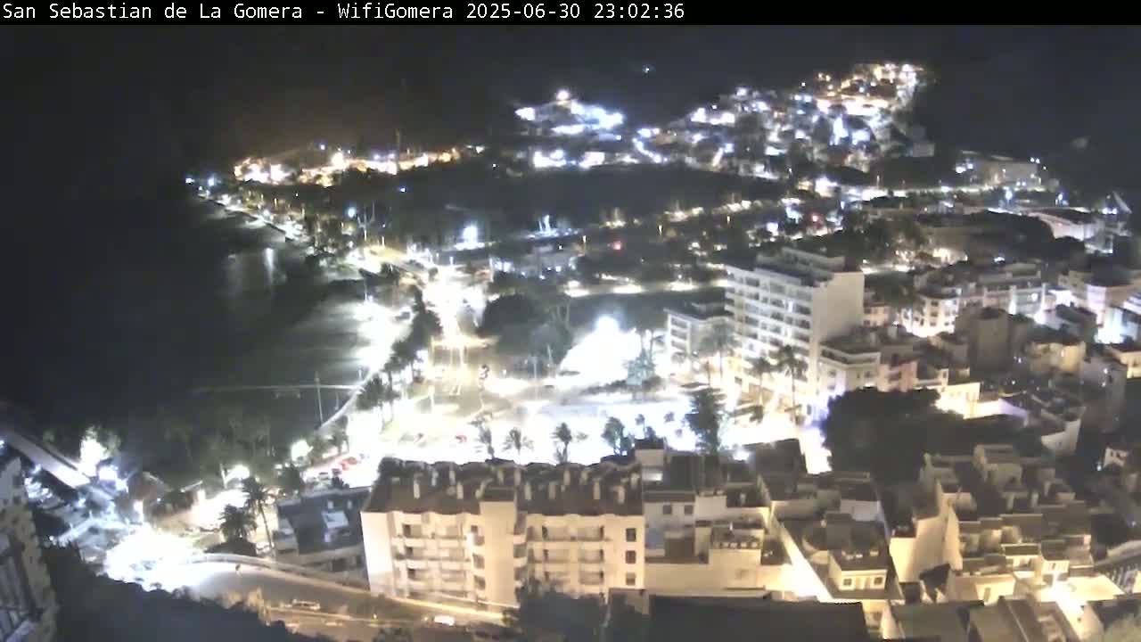 San Sebastian de La Gomera  City Live Cam - Santa Cruz de Tenerife, Canary Islands, Spain