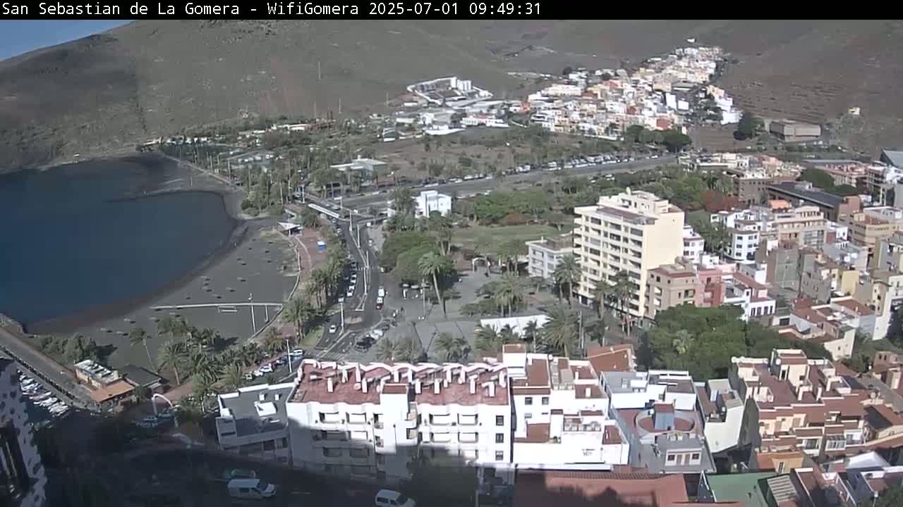 San Sebastian de La Gomera  City Live Cam - Santa Cruz de Tenerife, Canary Islands, Spain