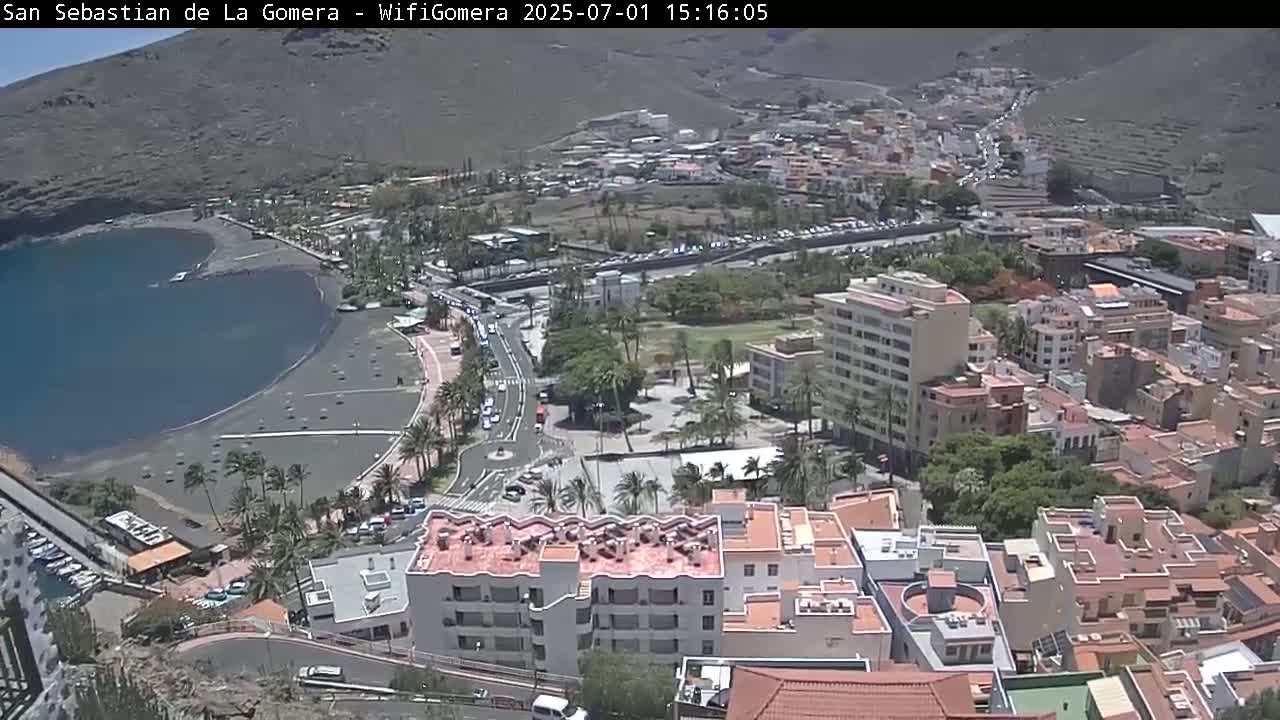 San Sebastian de La Gomera  City Live Cam - Santa Cruz de Tenerife, Canary Islands, Spain
